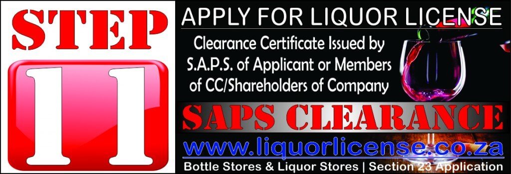 Step 11 - Apply for Liquor License