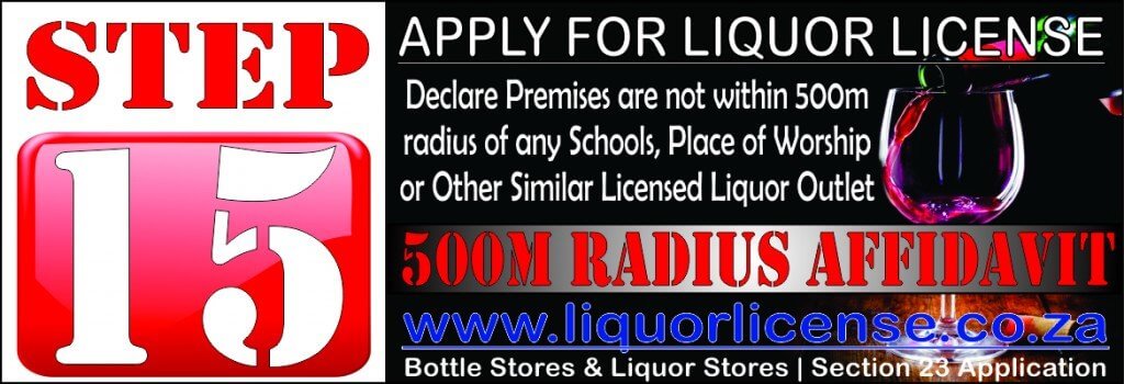 Step 15 - Apply for Liquor License