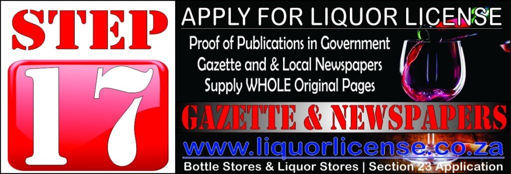 Step 17 - Apply for Liquor License