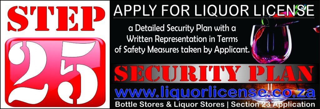 Step 25 - Apply for Liquor License